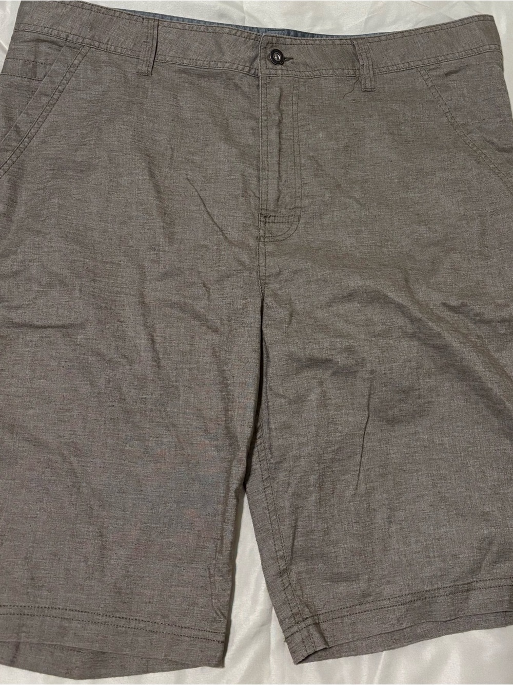 Prana Men's 38 Hemp Blend Eco Friendly Easy Care Flat Front 10” Board Shorts